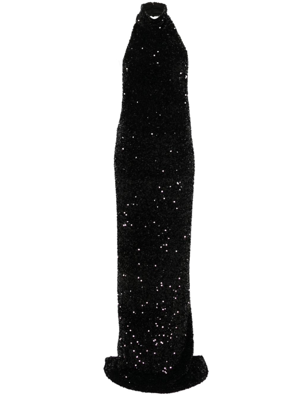 sequin-embellished maxi dress