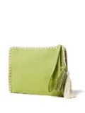 TWINSET crochet-trimmed tassel make-up bag - Green