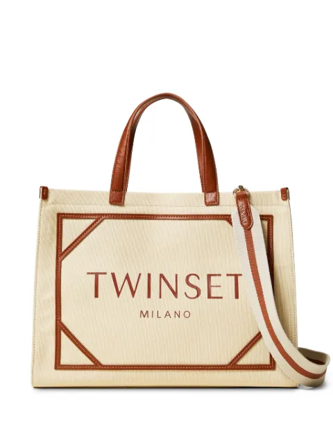 TWINSET sac à main à logo imprimé