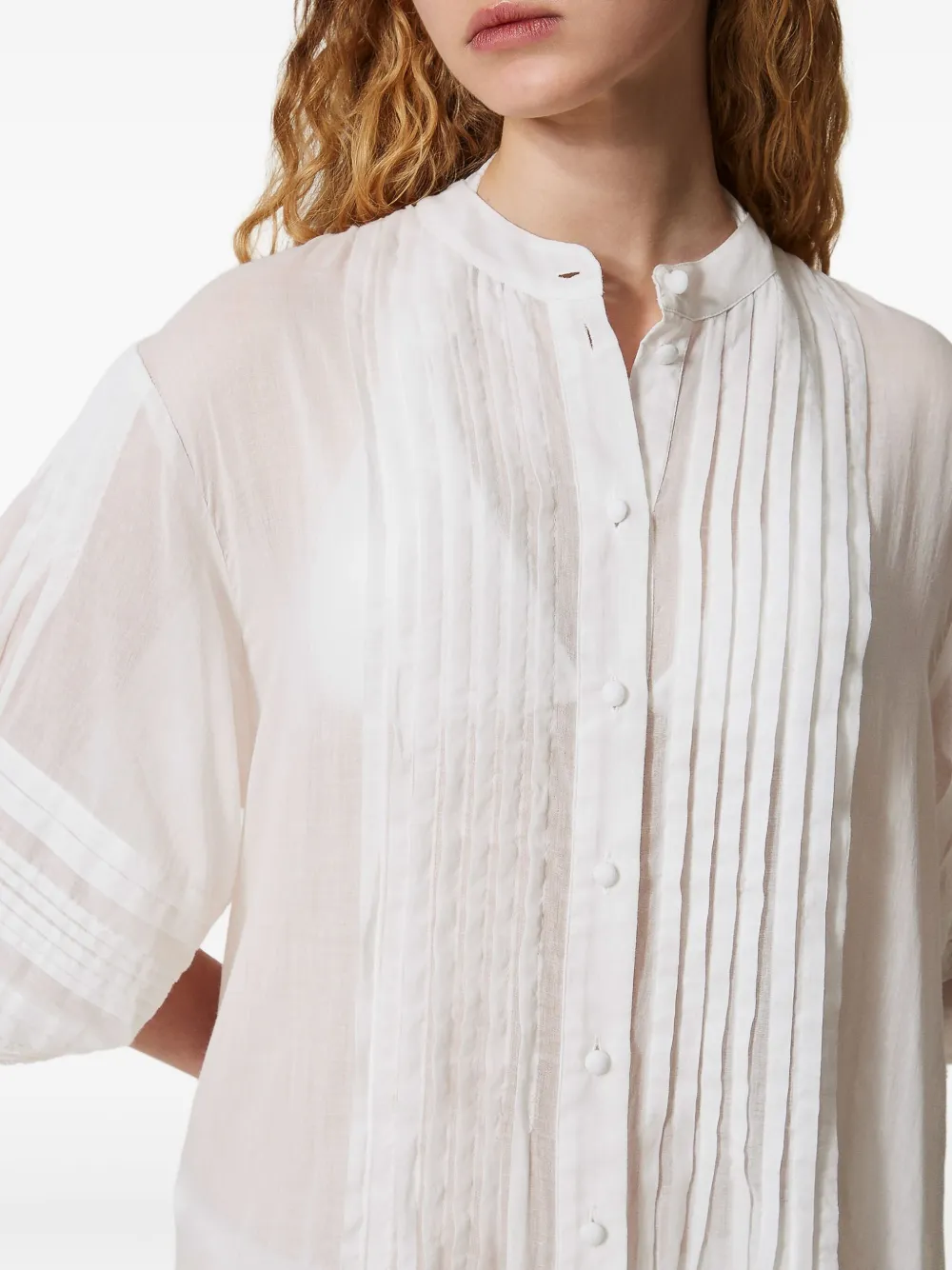 TWINSET BUTTON-DOWN MAXI DRESS 