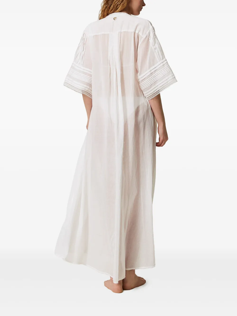 TWINSET BUTTON-DOWN MAXI DRESS 
