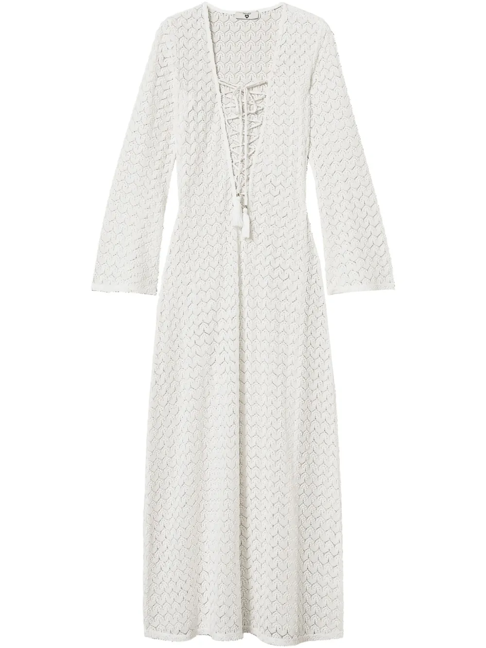 open-knit beach dress