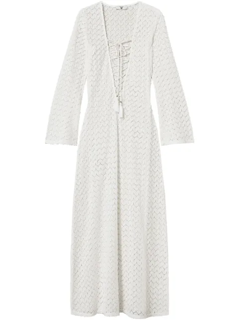 TWINSET open-knit beach dress