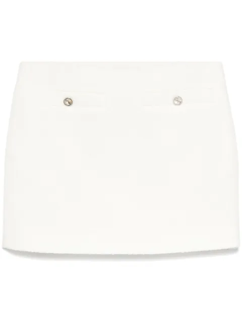Gucci bouclé mini skirt
