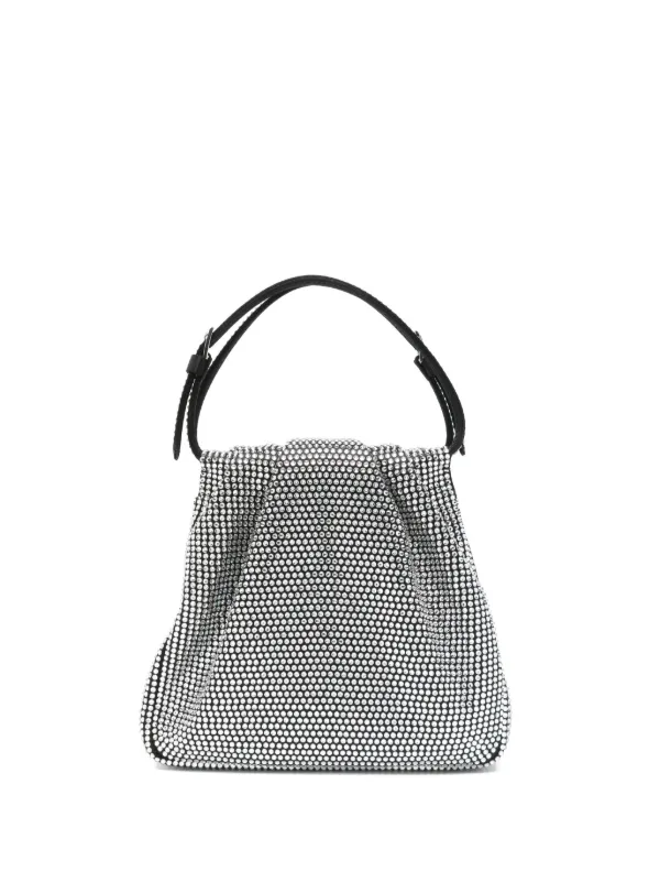 Amina Muaddi Vittoria Mini Bag in Black