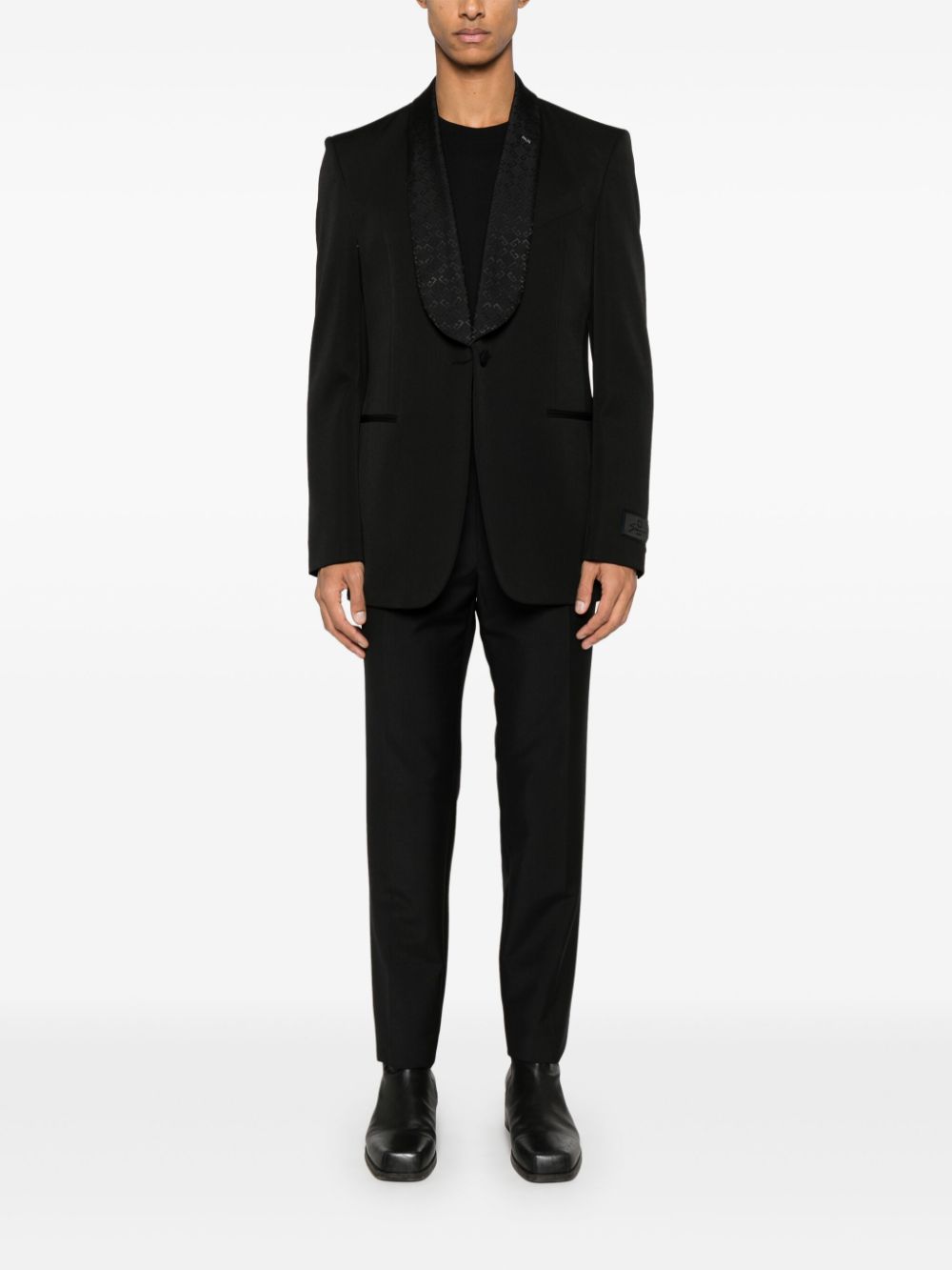 Givenchy Monogram 72 blazer met jacquard kraag - Zwart