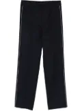 Gucci logo-patch trousers - Blue