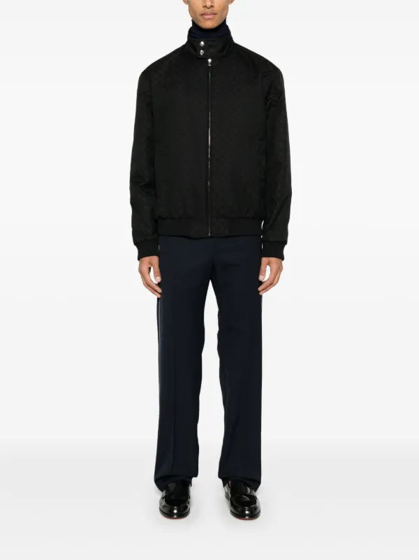 Gucci logo-patch Trousers | Blue | FARFETCH ID