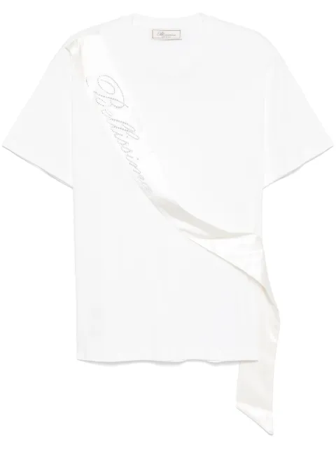 Blumarine playera con detalle de fajín