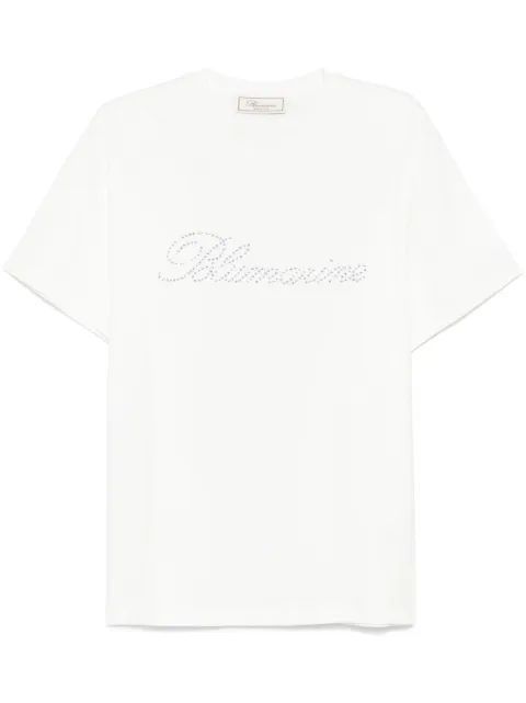 Blumarine logo-appliqué T-shirt