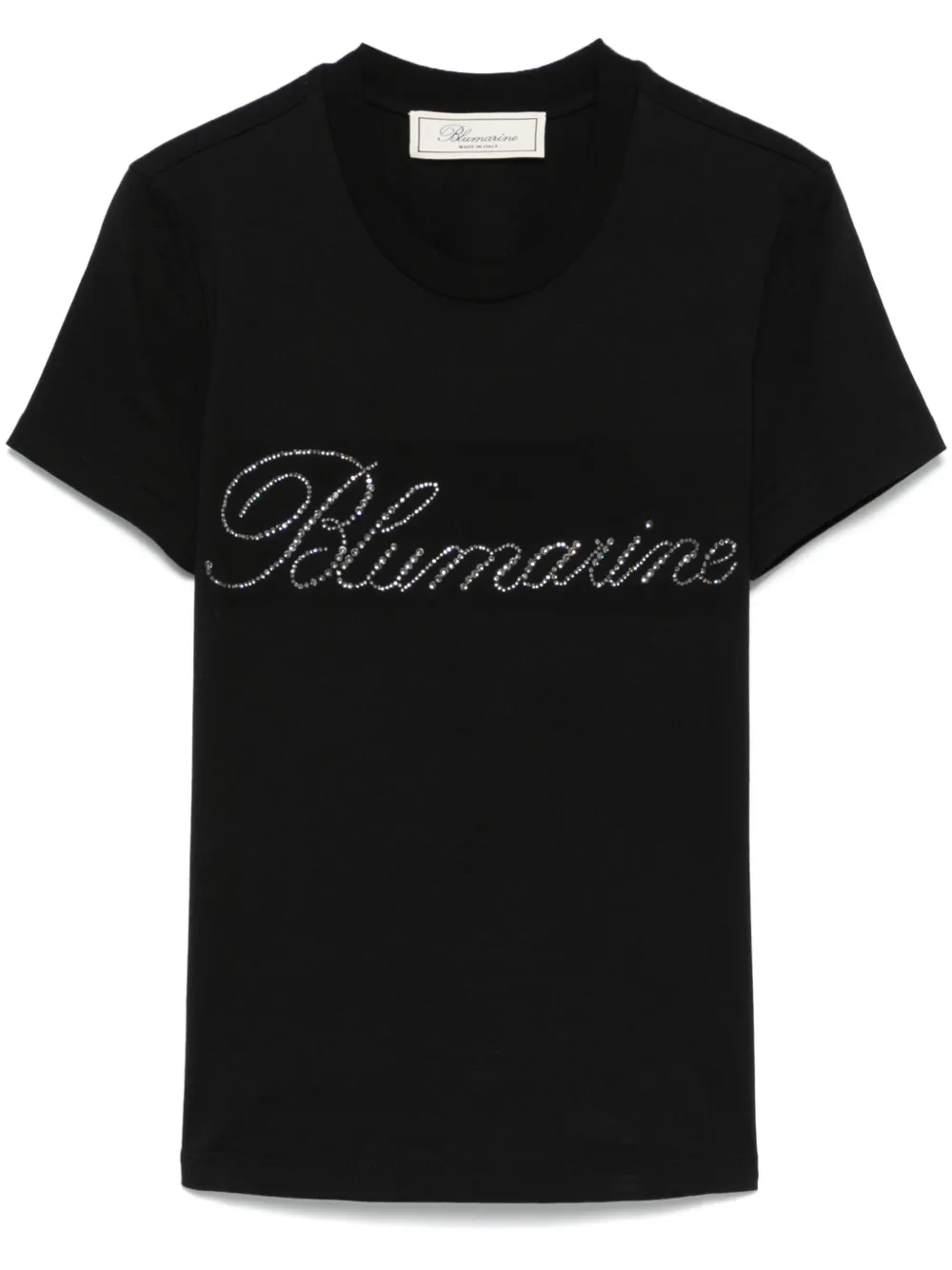 rhinestone-logo T-shirt