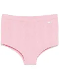 Blumarine cable-knit shorts - Pink