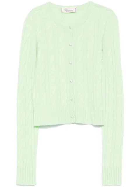 Blumarine cárdigan en tejido de ochos