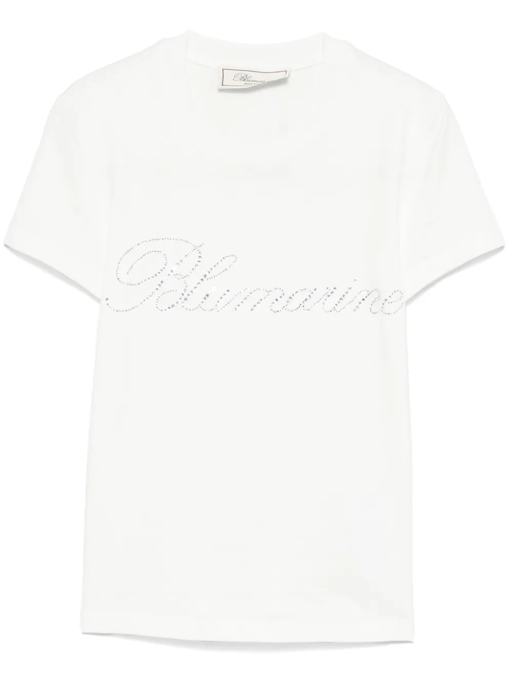 rhinestone-logo T-shirt