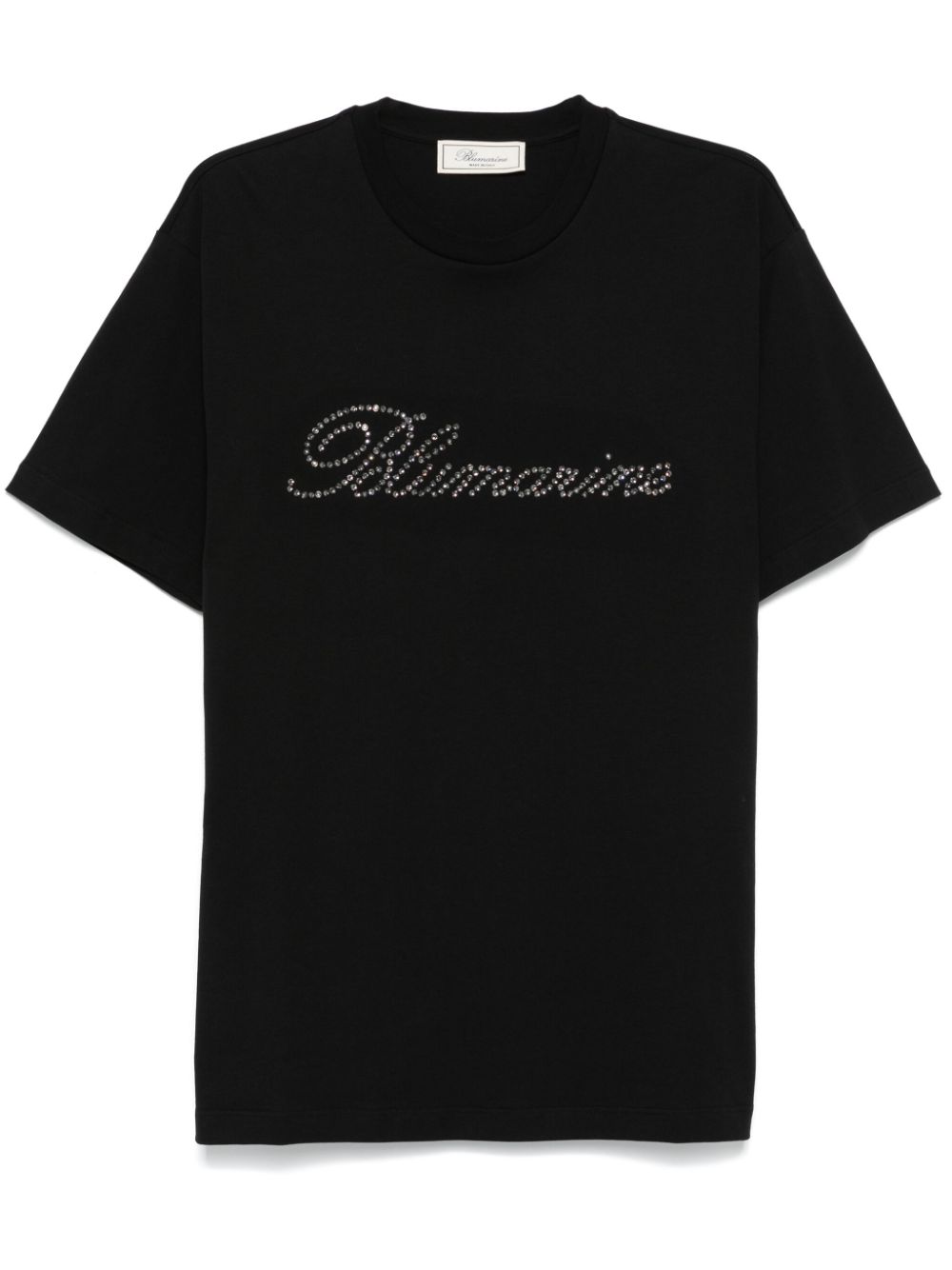 rhinestone-logo T-shirt