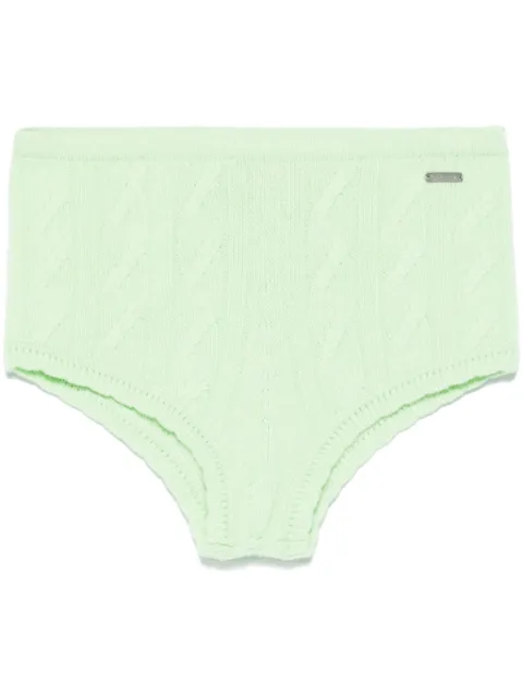 Blumarine shorts en tejido de ochos