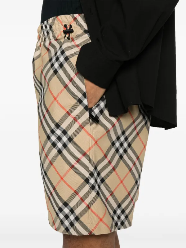 Burberry Vintage Check-pattern Shorts | Neutrals | FARFETCH