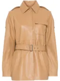 Victoria Beckham leather jacket - Brown