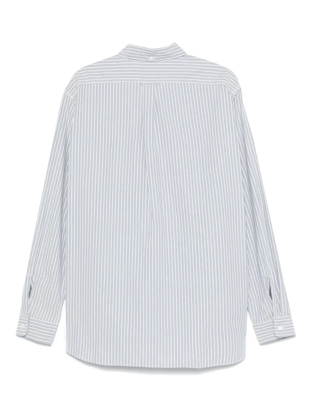 Nanamica button-down collar striped shirt - Blauw