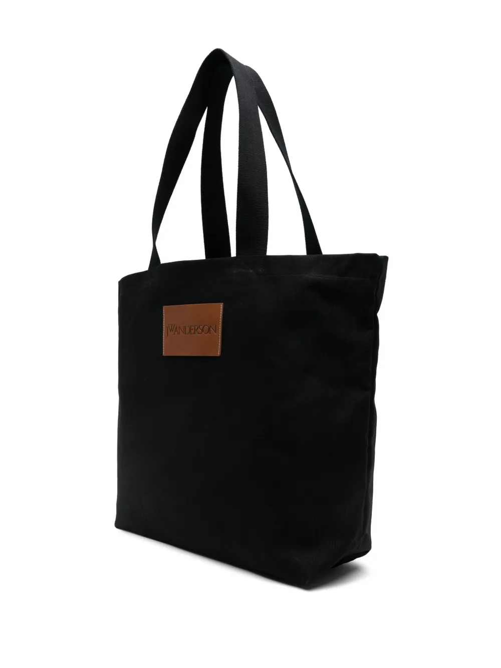 JW Anderson Shopper met logopatch Zwart
