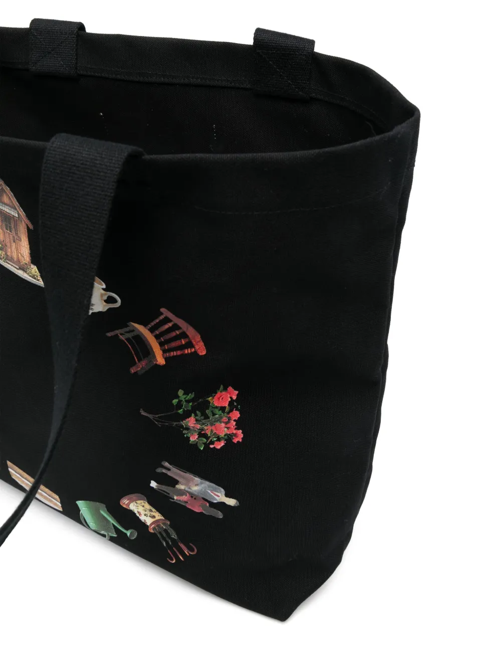 JW Anderson Shopper met logopatch Zwart