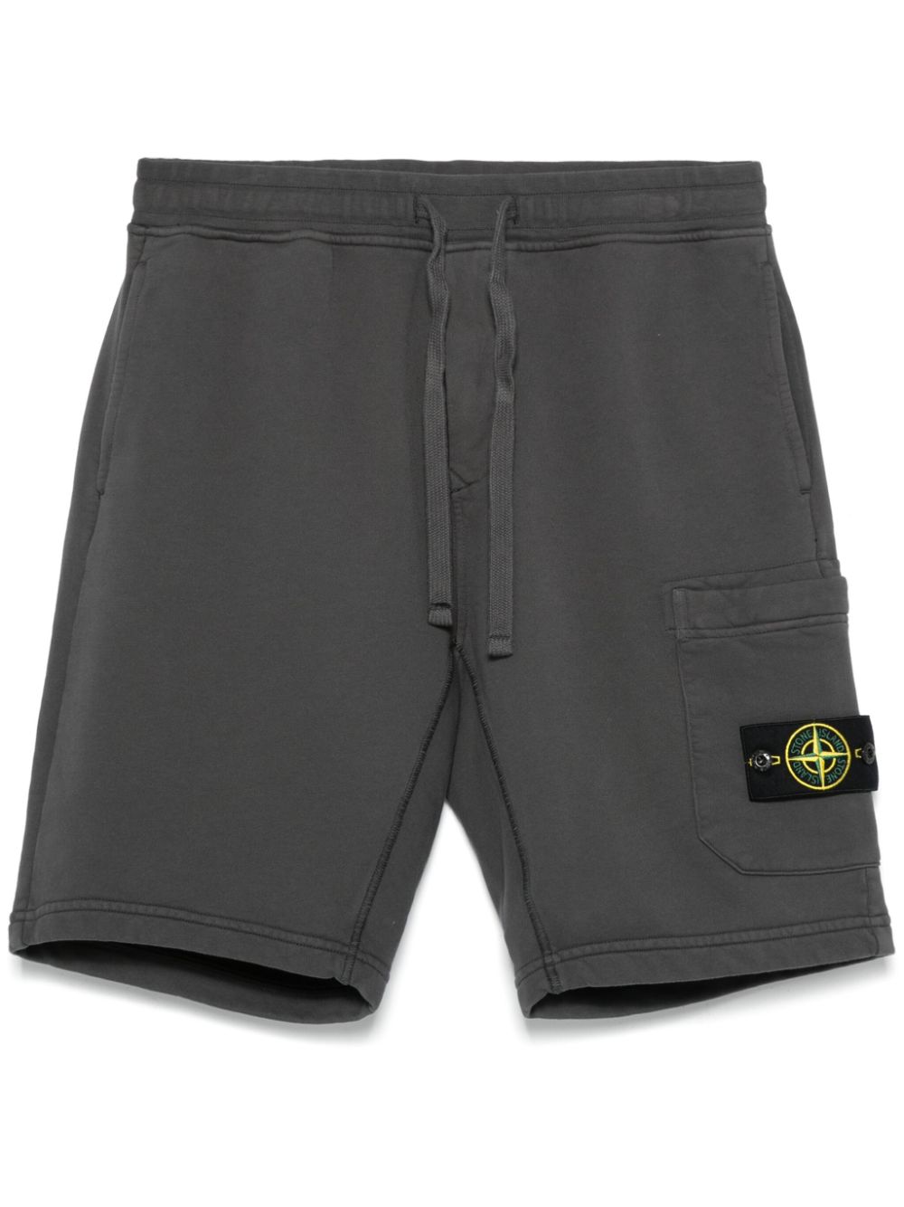 Stone Island Trainingsshorts met Compass-logopatch Grijs