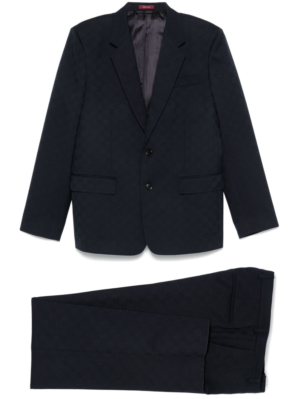 Gucci GG Supreme-jacquard suit Blauw