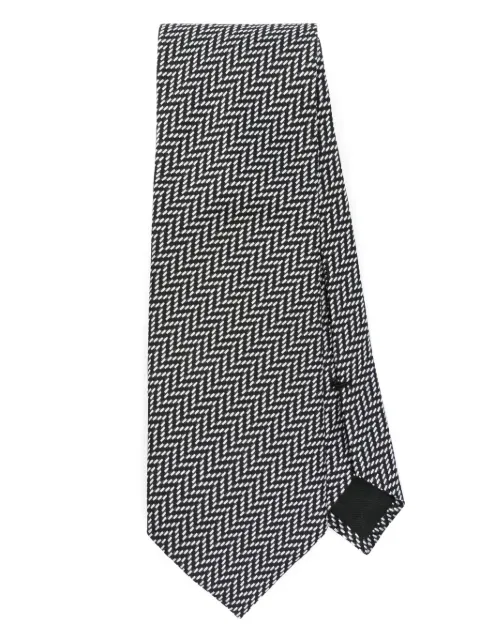 TOM FORD Krawatte mit Zickzackmuster