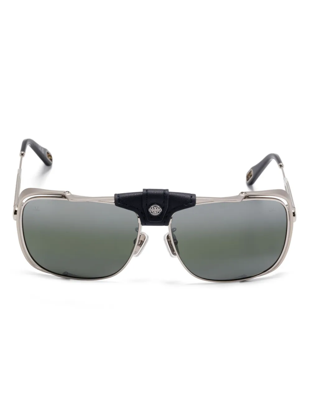 Vuarnet Zonnebril met rechthoekig montuur Zilver