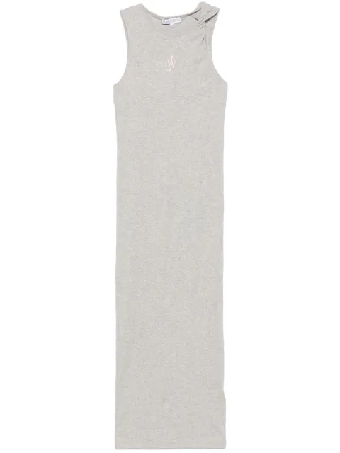 JW Anderson logo-embroidered maxi dress