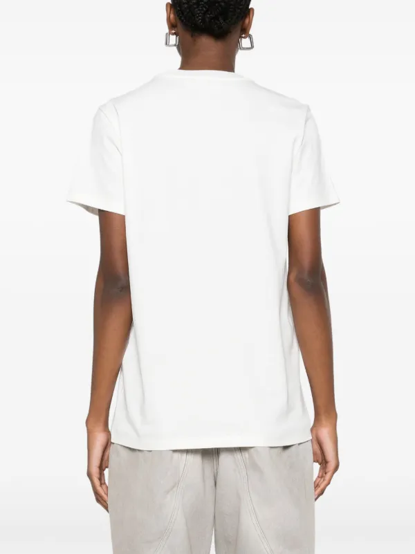 Blumarine ラインストーンロゴ Tシャツ | ホワイト | FARFETCH JP