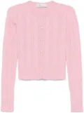 Blumarine cable-knit cardigan - Pink