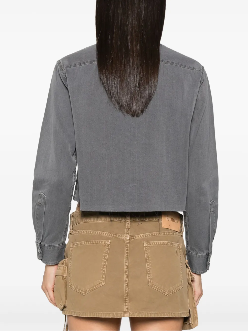 Miu Denim blouse Grijs
