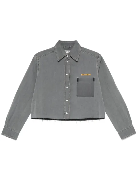 Miu Miu Klassisches Jeanshemd