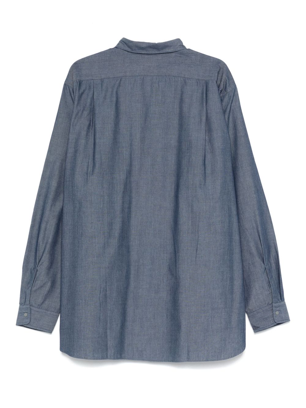 Nanamica classic-collar chambray shirt - Blue