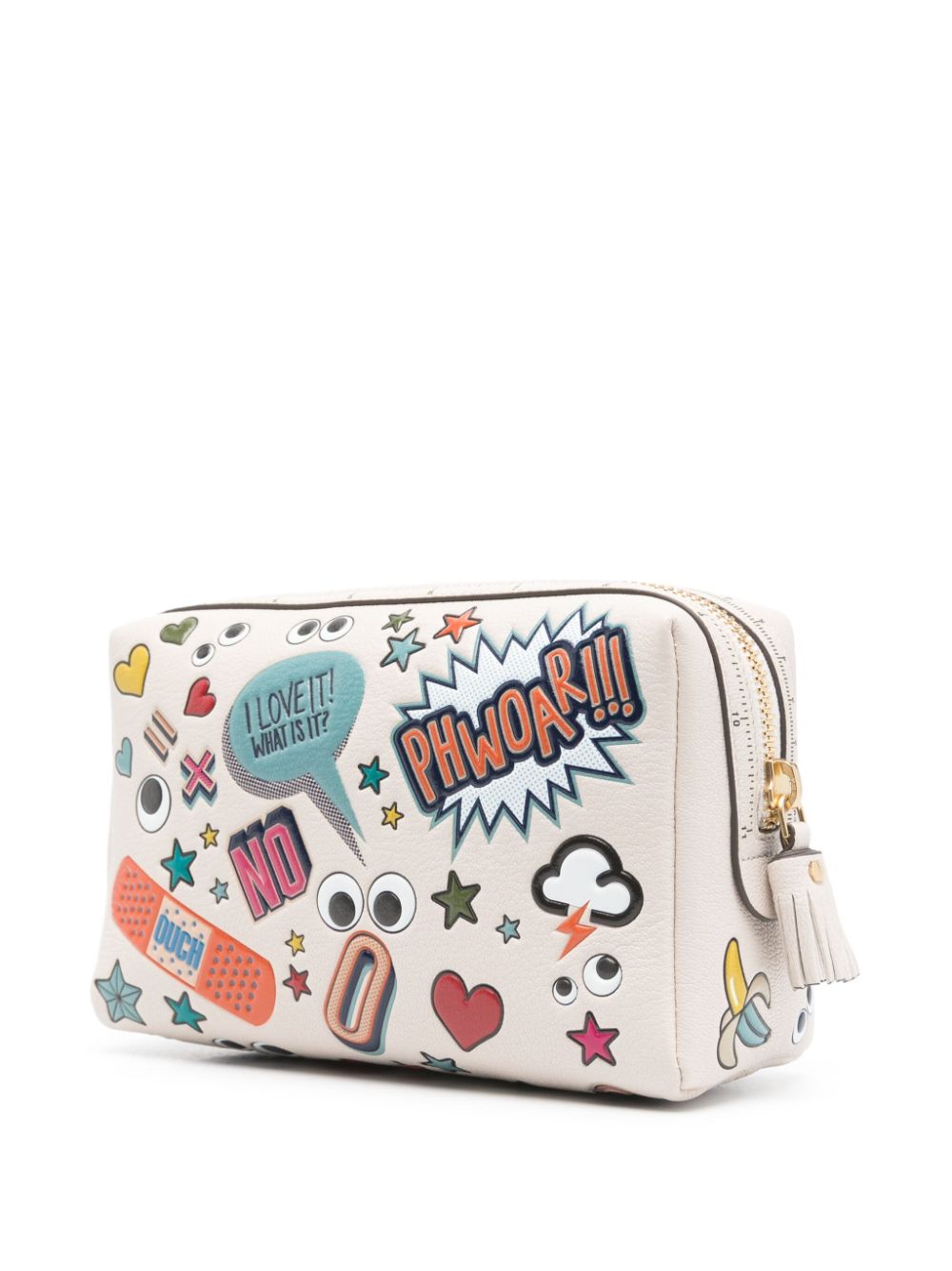 Anya Hindmarch Important Things makeup bag - Beige