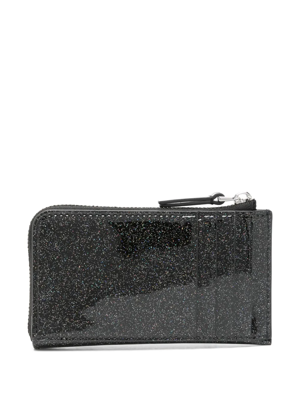 Marc Jacobs logo-plaque card holder - Zwart