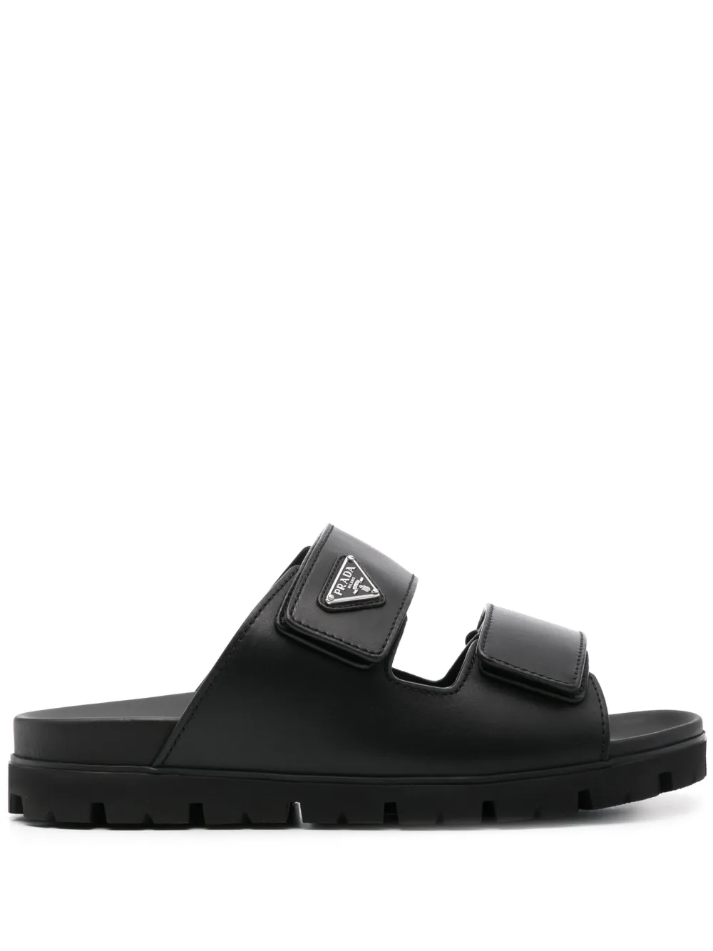 Prada Sandalen met leren band Zwart
