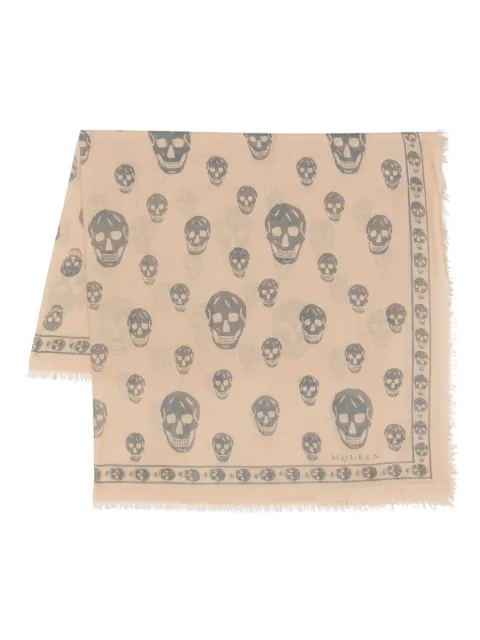 Alexander McQueen mascada con motivo Skull