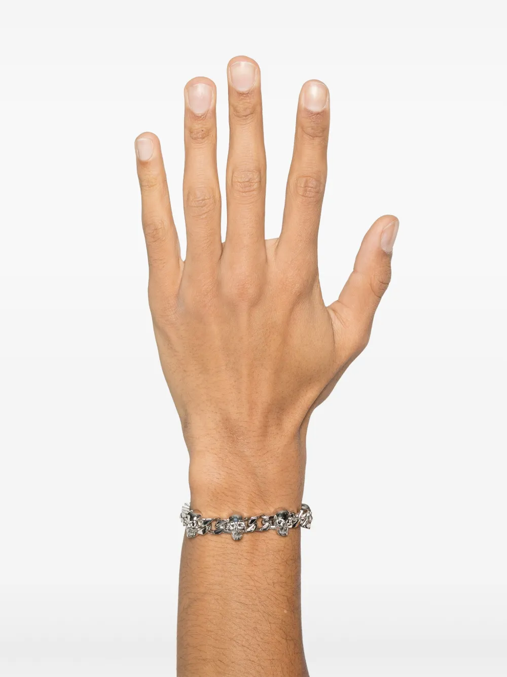 Alexander McQueen pulsera de cadena con placa Skull | Image 2