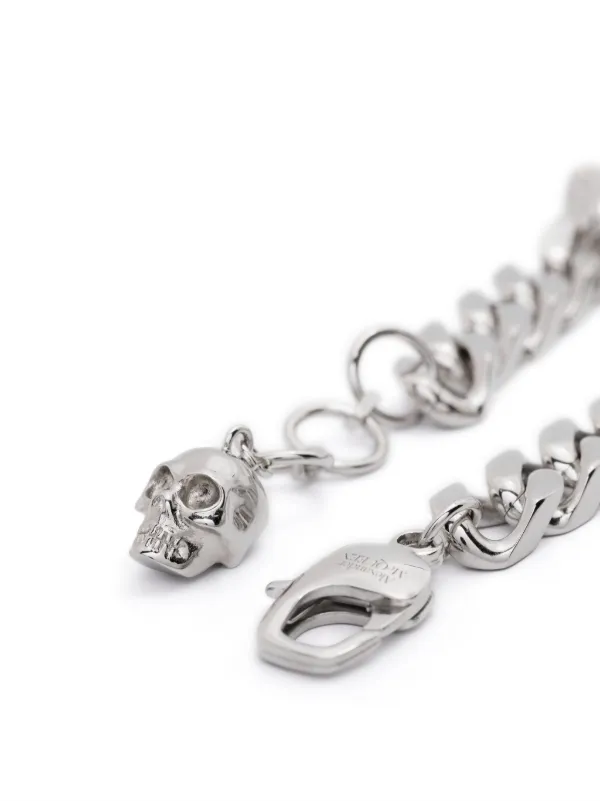 Alexander McQueen Skull Chain Bracelet | Silver | FARFETCH