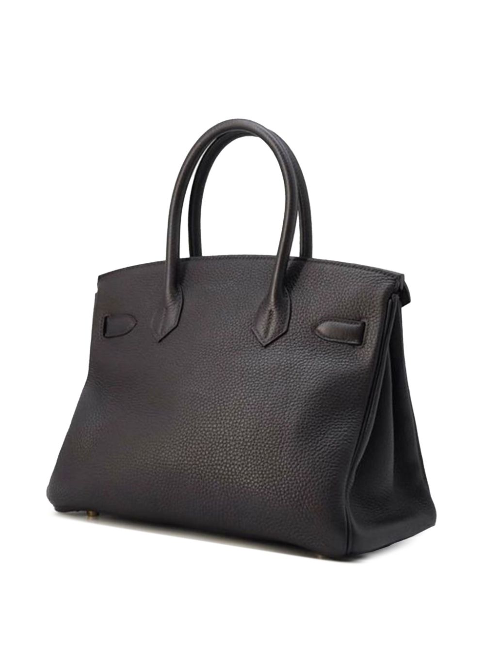 Hermès Pre-Owned 2015 Togo Birkin Retourne 30 handbag - Zwart