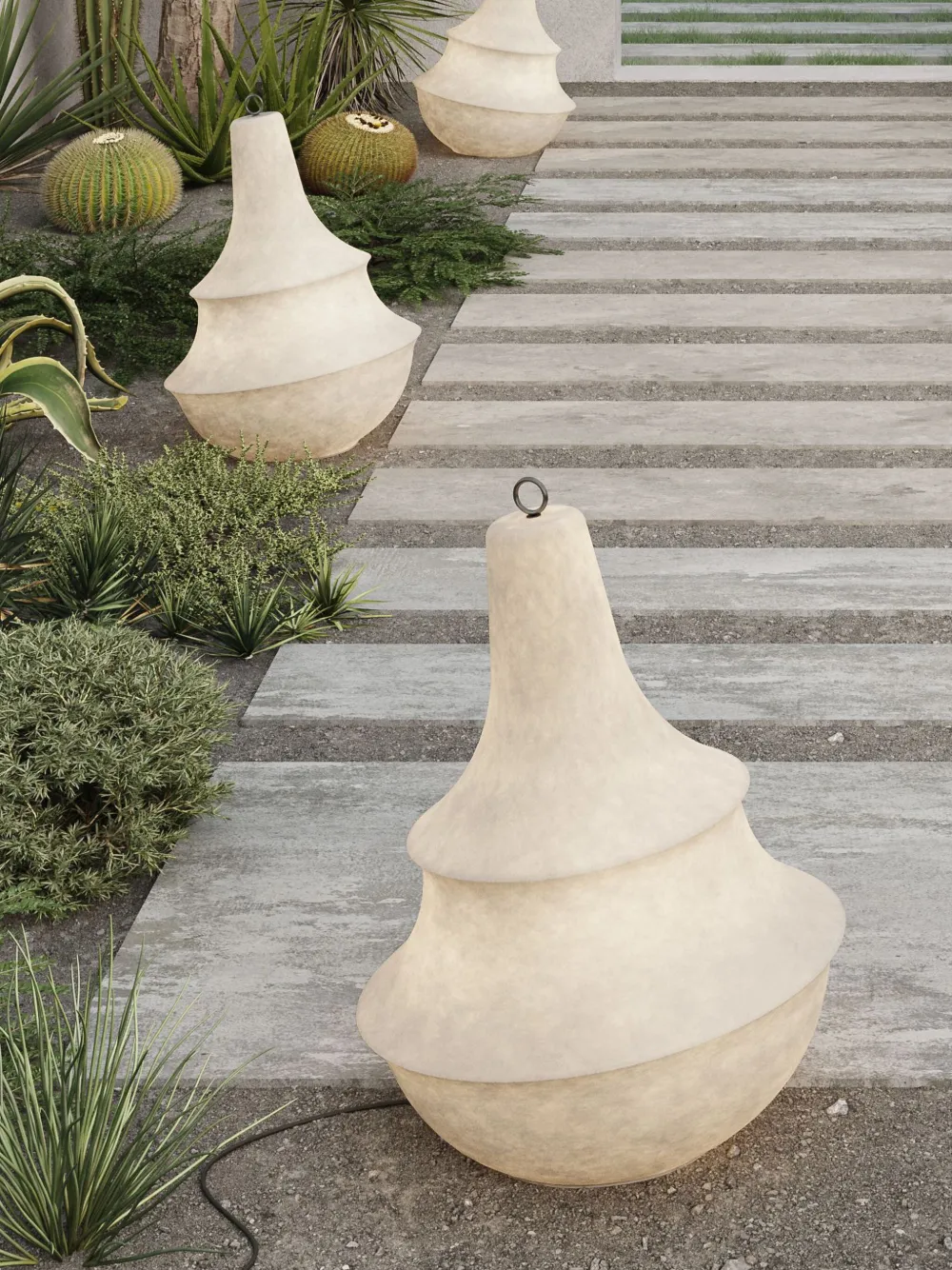 Karman Lady D Floor Lamp (66cm X 47cm) In Neutrals