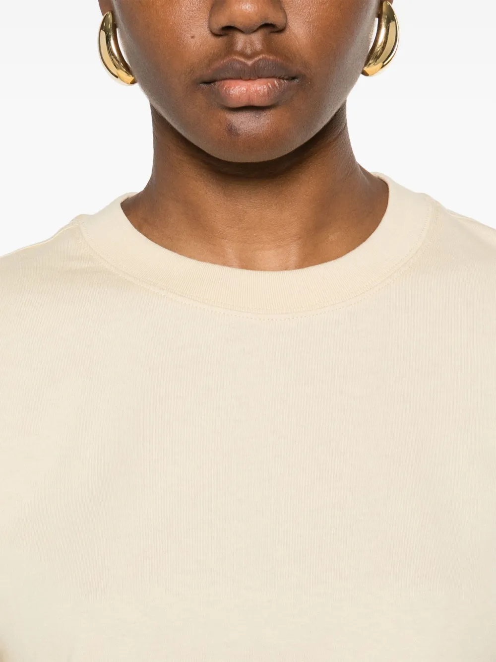 Burberry Katoenen T-shirt Beige