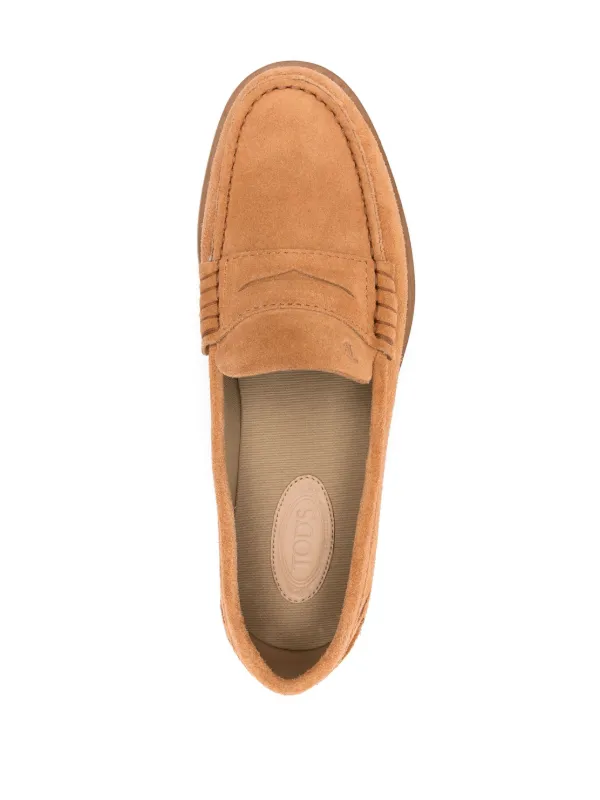 TOD'S ブラウン スエード ローファー Tod's スエード ローファー | ブラウン | FARFETCH JP
