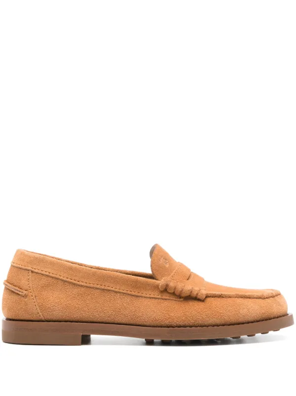TOD'S ブラウン スエード ローファー Tod's スエード ローファー | ブラウン | FARFETCH JP