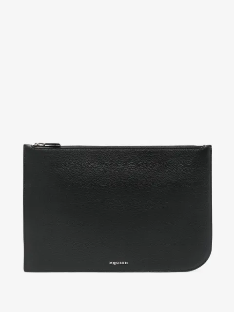 Alexander McQueen bolsa de mano con letras del logo