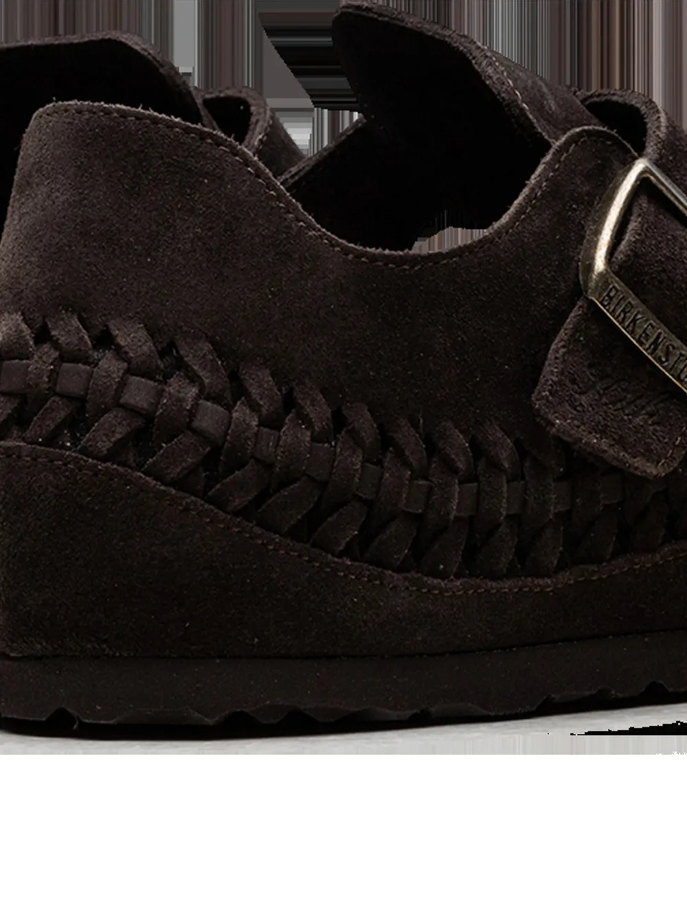 Birkenstock X Kith London Braided Slippers In Brown