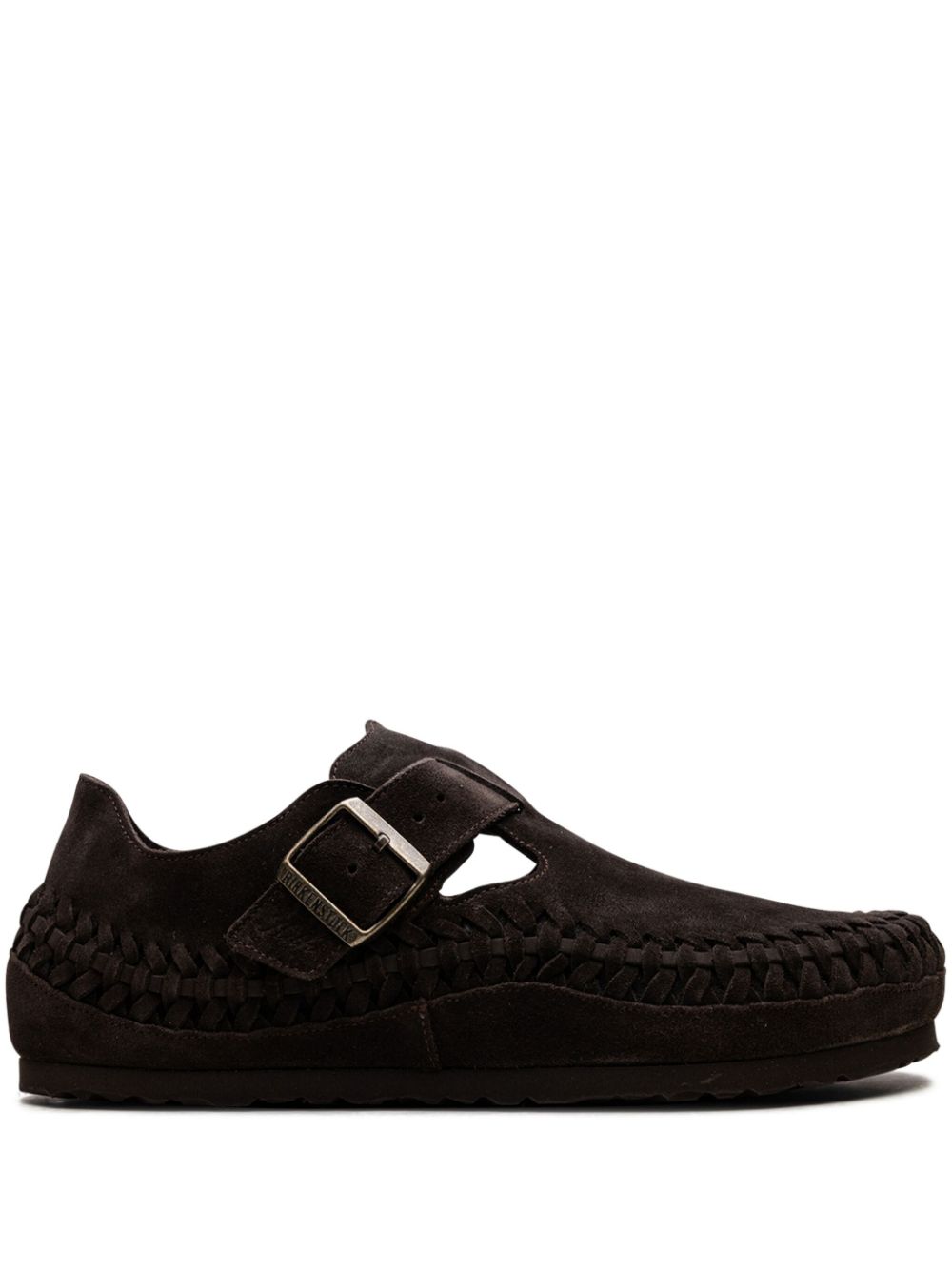 Birkenstock x Kith London Braided slippers Brown