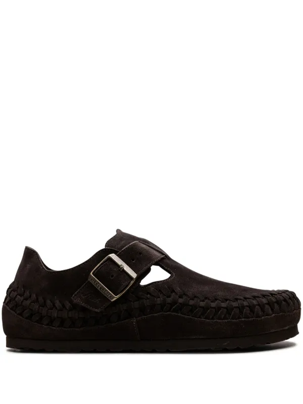 Birkenstock x Kith London Braided Slippers Brown FARFETCH IN